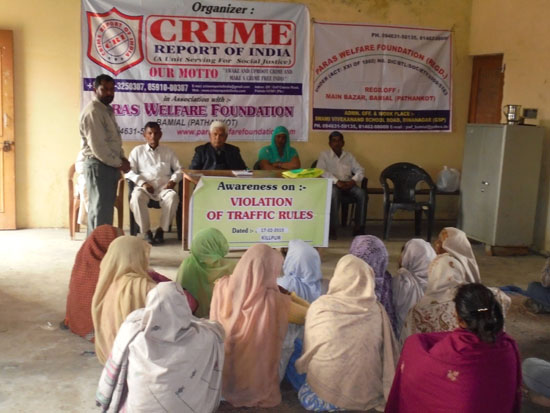Awareness on Violation of Traffic Rules, Killpur (17-02-2015) (6)